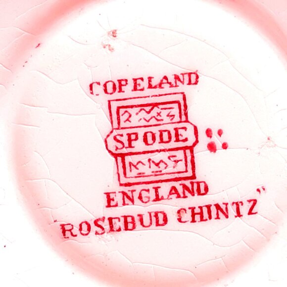 Copeland Spode England Butter Pat Rosebud Chintz - Picture 4 of 4